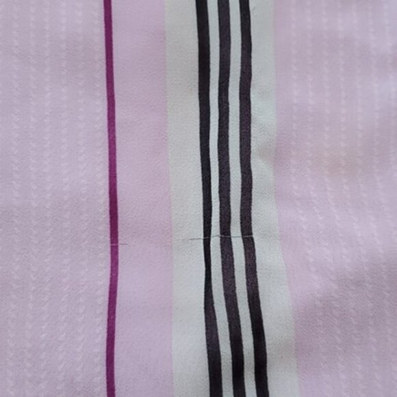 Halogen Women's Sleeveless Blouse Size Small Pink Black Striped Dress Tank Top - Picture 5 of 14